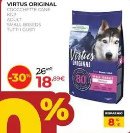 Arcaplanet Virtus Original Crocchette Cane offerta