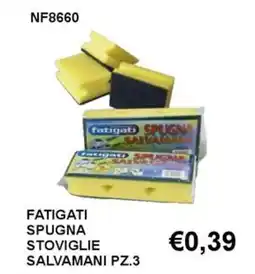 Italy Cash and Carry Fatigati spugna stoviglie salvamani offerta