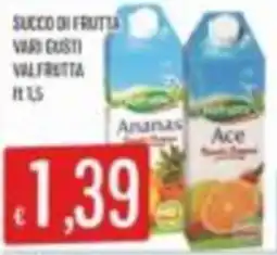 Mercadò Succo di frutta vari gusti offerta
