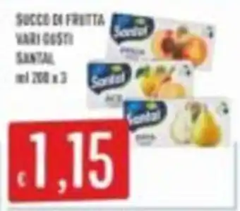 Succo di frutta vari gusti Santal