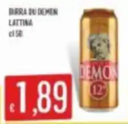 Mercadò Birra du Demon Lattina offerta