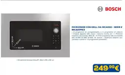 Euronics Microonde con grill da incasso - Serie 2 Bosch offerta