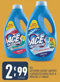 Gruppo Pascar Ace Detersivo liquido lavatrice offerta