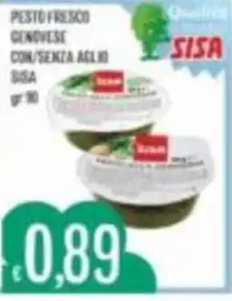 Mercadò Pesto fresco genovese senza aglio SISA offerta