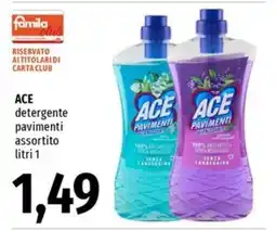 Famila Superstore ACE detergente pavimenti assortito offerta