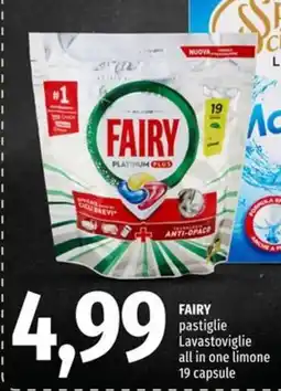 Famila Superstore Fairy pastiglie Lavastoviglie all in one limone offerta