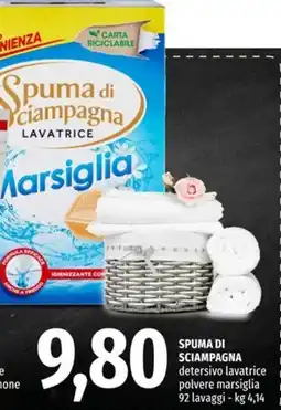 Famila Superstore Spuma di sciampagna lavatrice marsiglia offerta