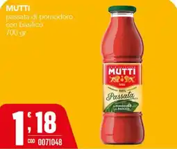 Gruppo di Palo Mutti passata di pomodoro con basilico offerta
