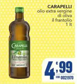 Gruppo di Palo Carapelli olio extra vergine di oliva il frantolio offerta