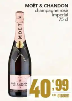 Gruppo di Palo Moët & Chandon champagne rosè imperial offerta