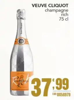 Gruppo di Palo Veuve Clicquot champagne rich offerta