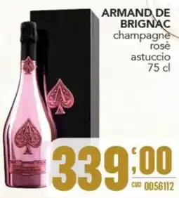 Gruppo di Palo Armand de Brignac champagne rosè offerta