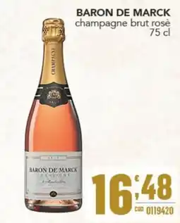 Gruppo di Palo Baron de Marck champagne brut rosè offerta