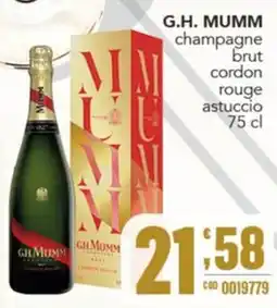 Gruppo di Palo G.H. Mumm champagne brut offerta