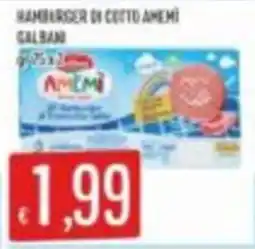 Mercadò Hamburger di cotto Amemi offerta