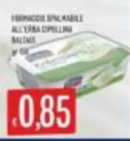 Mercadò Formaggio spalmabile alla tracia di pippolina Balinas offerta