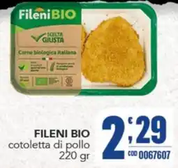 Gruppo di Palo Fileini Bio cotoletta di pollo offerta