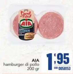 Gruppo di Palo AIA hamburger di pollo offerta