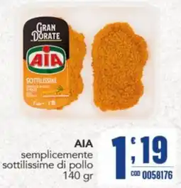 Gruppo di Palo AIA semplicemente sottilissime di pollo offerta