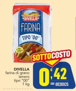 Gruppo di Palo Divella farina di grano tenero tipo "00" offerta
