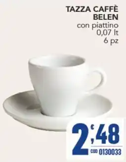 Gruppo di Palo Tazza Caffè Belen offerta