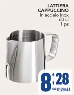Gruppo di Palo Lattiera cappuccino offerta