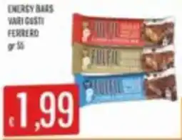 Mercadò Energy bars vari gusti Ferrero offerta