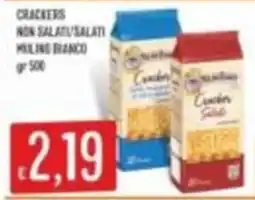 Mercadò Crackers non salati/salati mulino bianco offerta