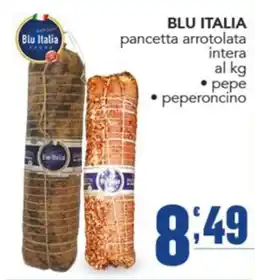 Gruppo di Palo Blu Italia pancetta arrotolata intera offerta