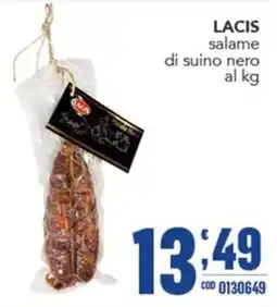 Gruppo di Palo Lacis salame di suino nero offerta