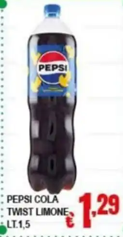 Risparmio Supermercati Pepsi Cola Twist Limone offerta
