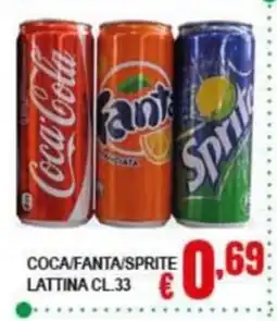 Risparmio Supermercati Coca/Fanta/Sprite offerta