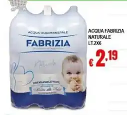 Risparmio Supermercati Acqua oligominerale Fabrizia offerta
