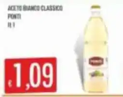 Mercadò Aceto bianco classico Ponti offerta
