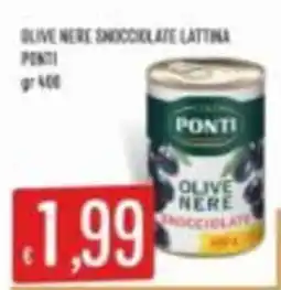 Mercadò Olive nere snocciolate Ponti offerta