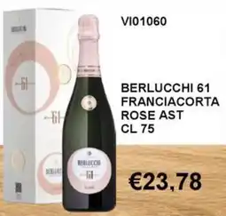 Italy Cash and Carry Berlucchi 61 Franciacorta Rose Ast offerta