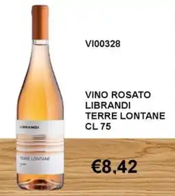 Italy Cash and Carry Vino rosato Librandi Terre Lontane offerta