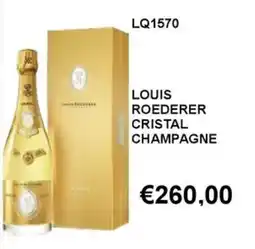 Italy Cash and Carry Louis Roederer Cristal Champagne offerta