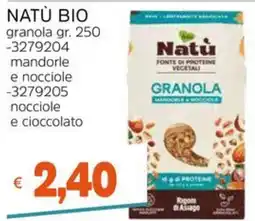 Stop&Shop Natù granola offerta