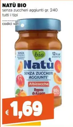 Stop&Shop Natù albicocche offerta