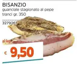 Stop&Shop Bisanzio guanciale stagionato al pepe offerta