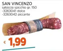 Stop&Shop San Vincenzo salsiccia spicchio offerta