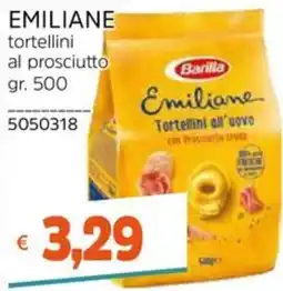 Stop&Shop Barilla Emiliane tortellini al prosciutto offerta