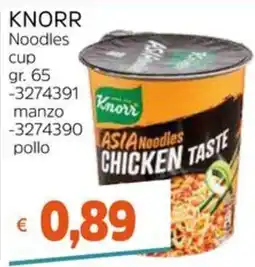 Stop&Shop Knorr Asia Noodles Chicken Taste offerta