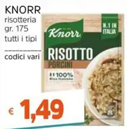 Stop&Shop Knorr risotteria porcini offerta