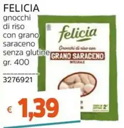 Stop&Shop Felicia gnocchi di riso con grano saraceno senza glutine offerta