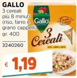 Stop&Shop Gallo 3 Cereali offerta