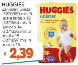 Stop&Shop Huggies pannolini unistar offerta