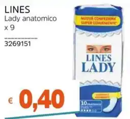 Stop&Shop Lines lady anatomico offerta