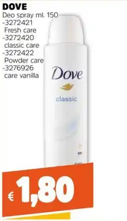 Stop&Shop Dove deo spray classic offerta